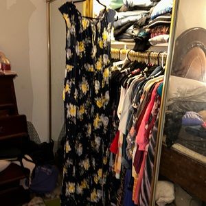 Torrid size 0 blue floral dress